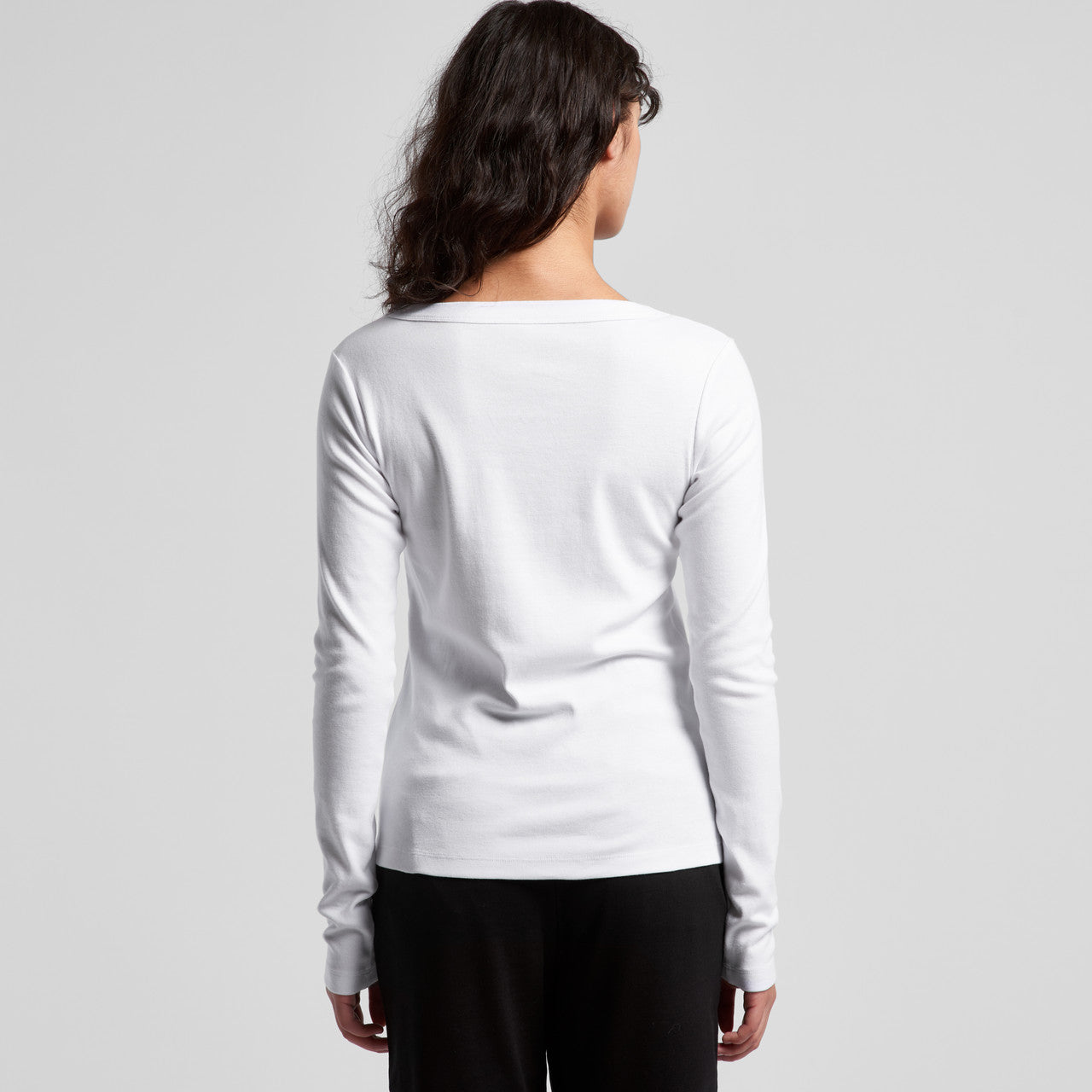 Wo's Organic Baby Rib L/S Tee4075
