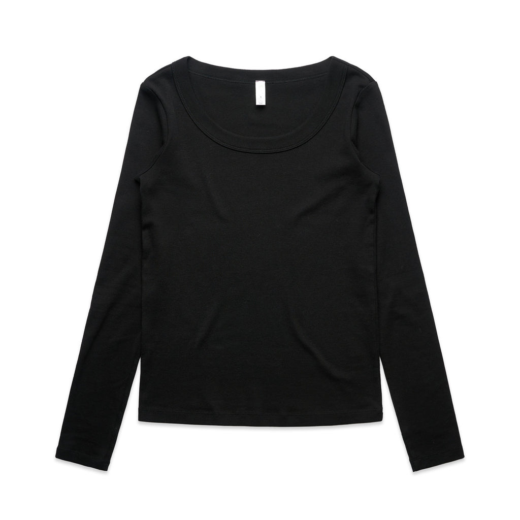 Wo's Organic Baby Rib L/S Tee4075