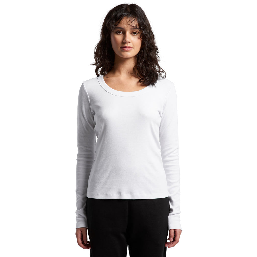 Wo's Organic Baby Rib L/S Tee4075