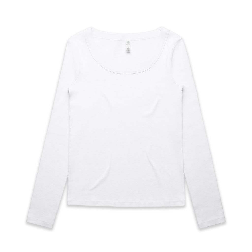 Wo's Organic Baby Rib L/S Tee4075