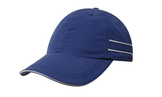 Microfibre Sports Cap with Piping and Sandwich - view 5