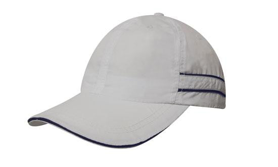 Microfibre Sports Cap with Piping and Sandwich - view 6
