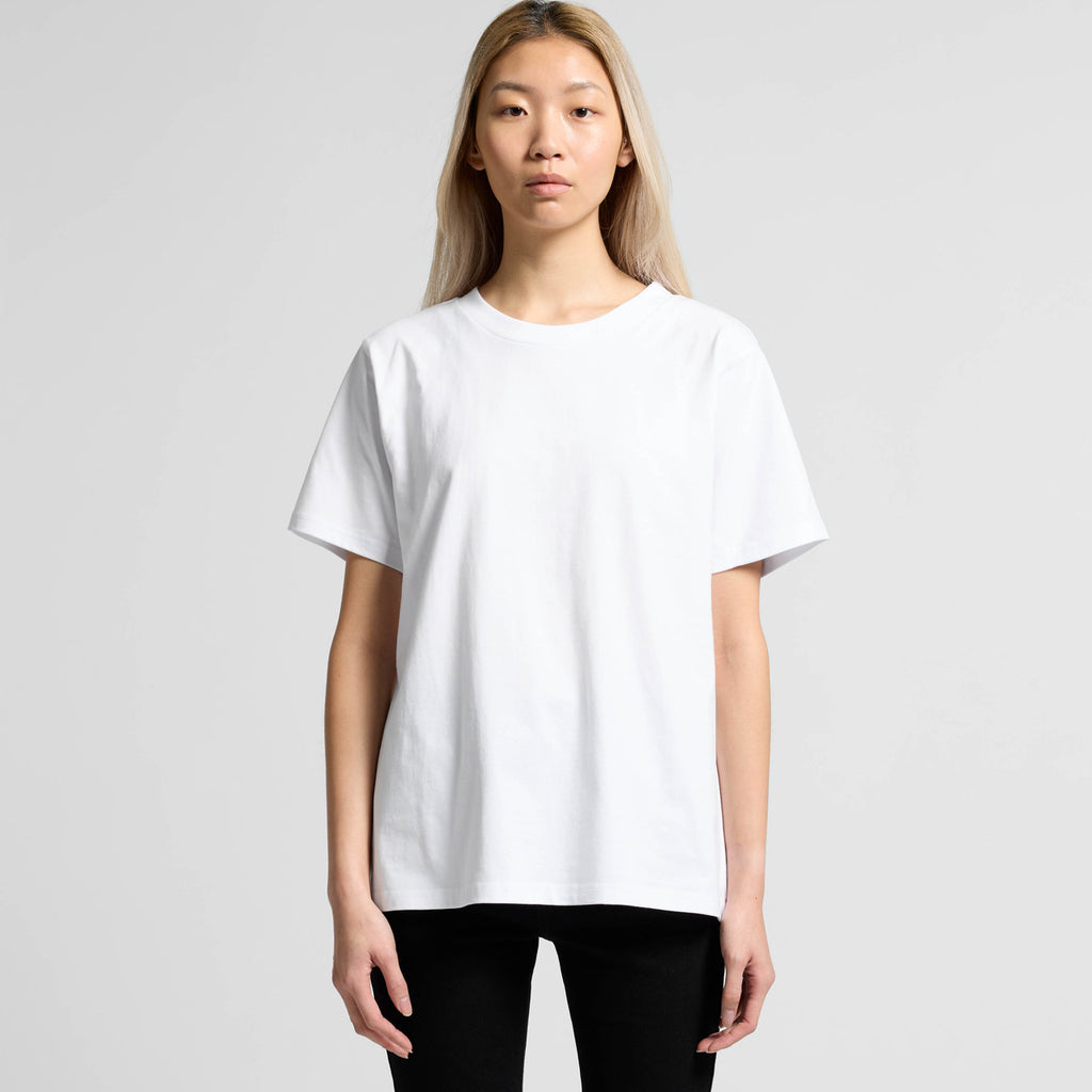 Wo's Classic Minus Tee [-5cm]4079 - WHITE