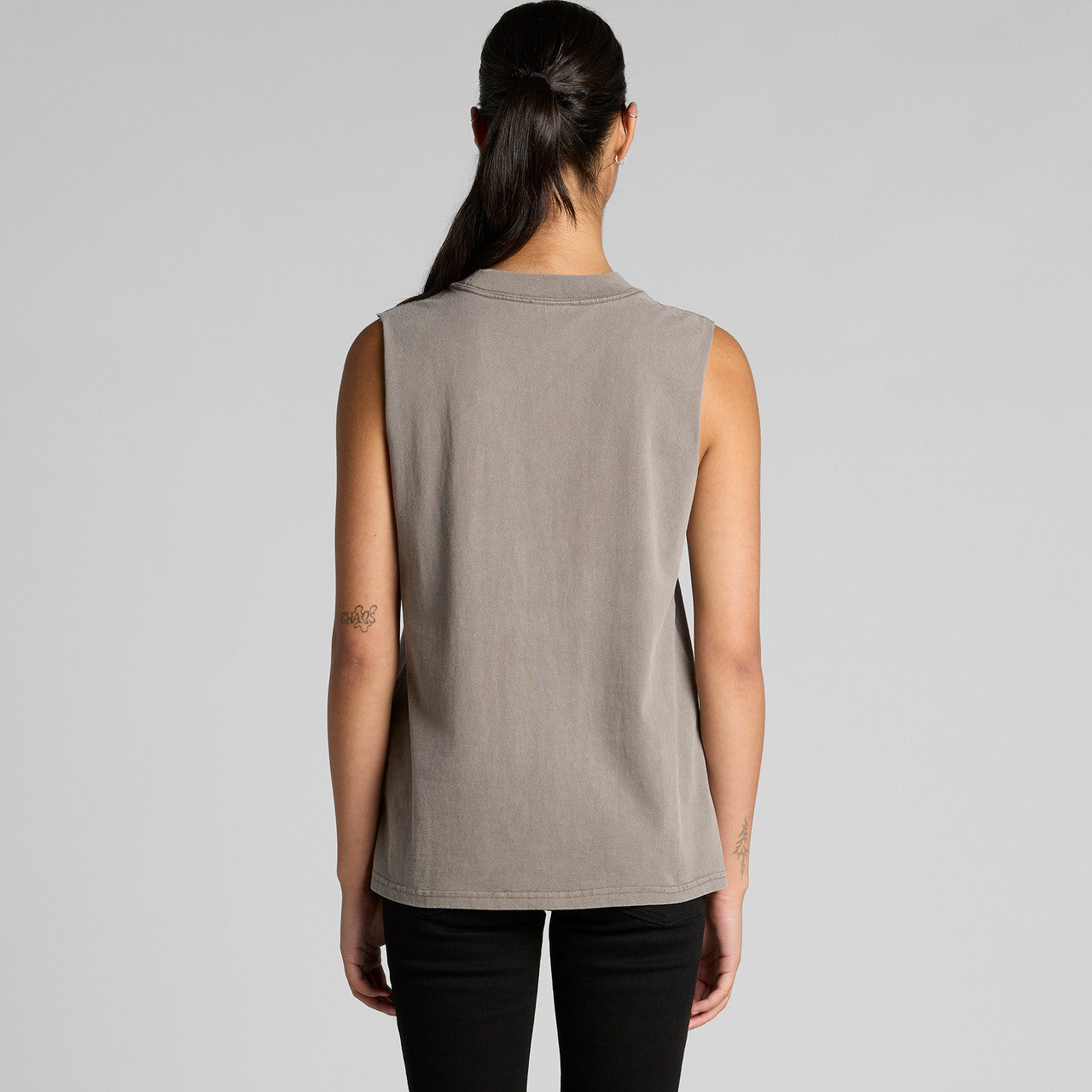 Wo's Heavy Faded Tank4084