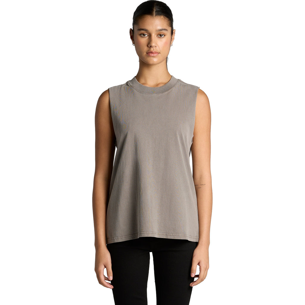Wo's Heavy Faded Tank4084