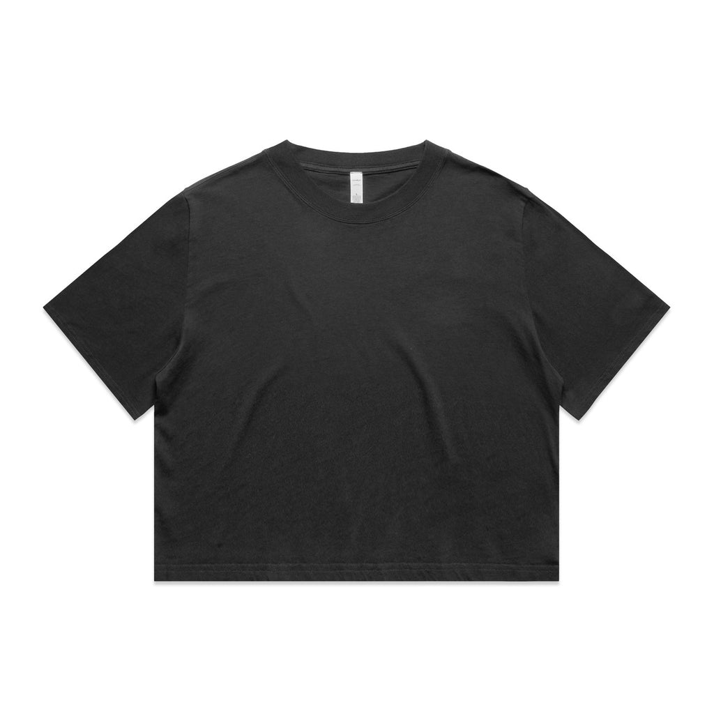 Wo's Heavy Faded Crop Tee4089