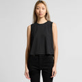 Wo's Martina Crop Tank4091 - WHITE