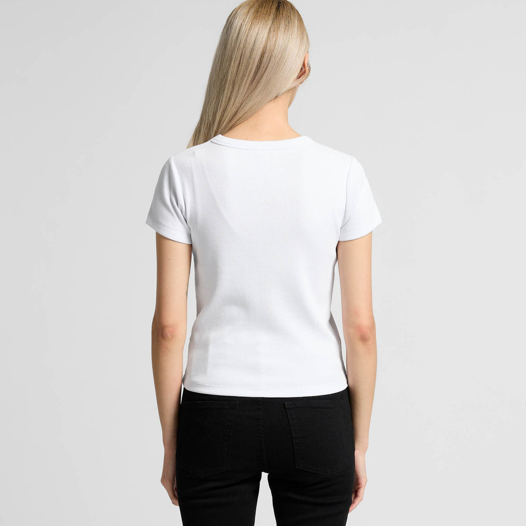 Wo's Organic Rib Tee4092G