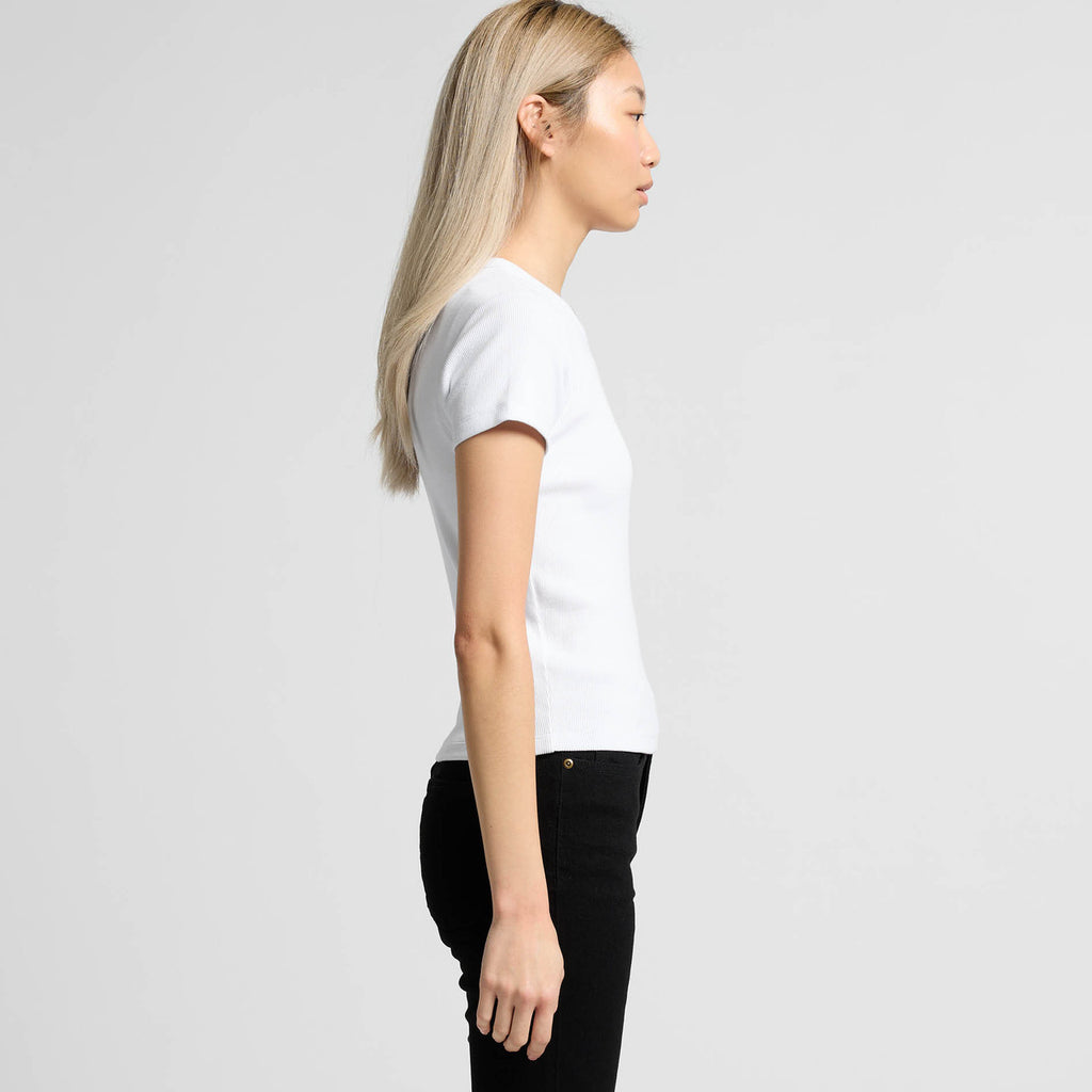 Wo's Organic Rib Tee4092G