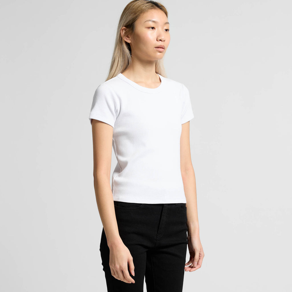 Wo's Organic Rib Tee4092G