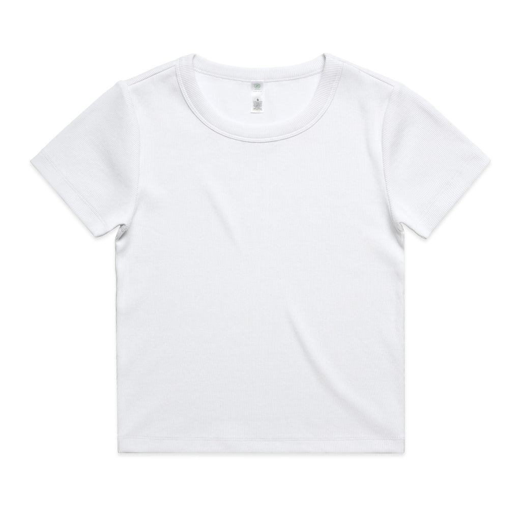 Wo's Organic Rib Tee4092G