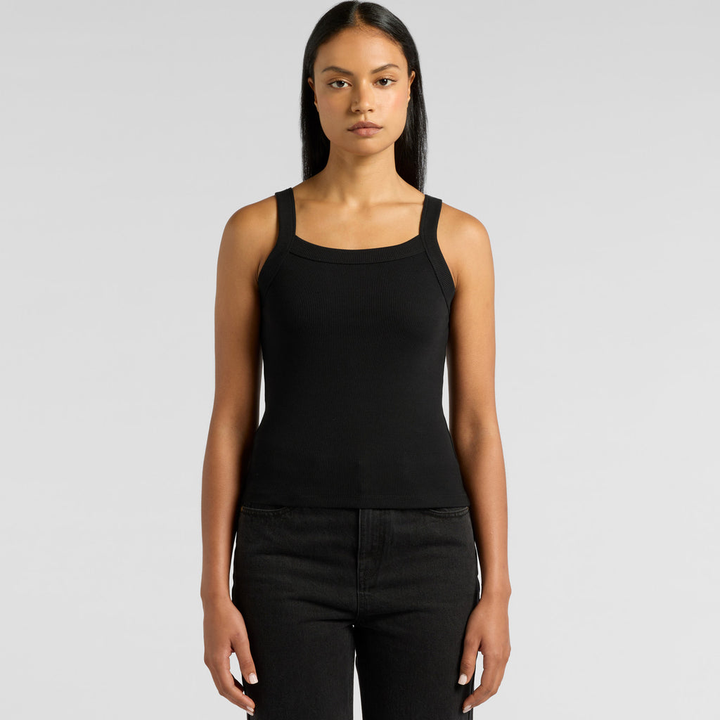 Wo's Organic Collegiate Tank4097 - WHITE