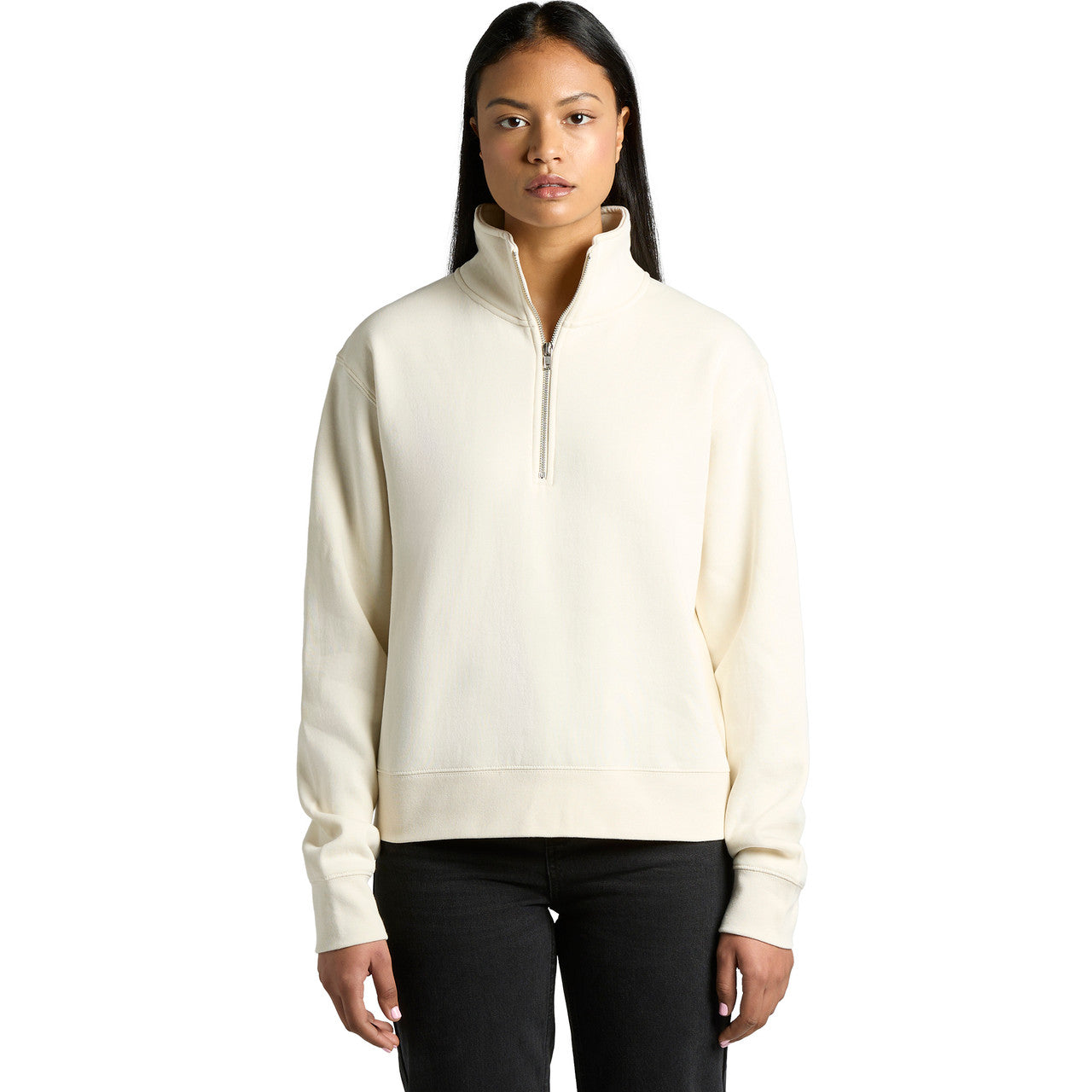 Wo's Stencil Half Zip Crew4125