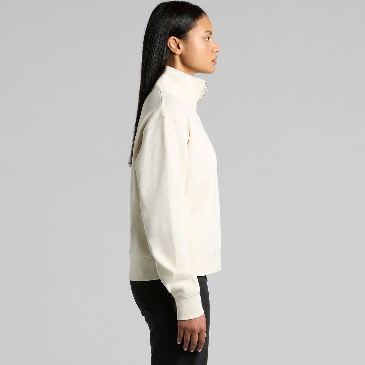 Wo's Stencil Half Zip Crew4125