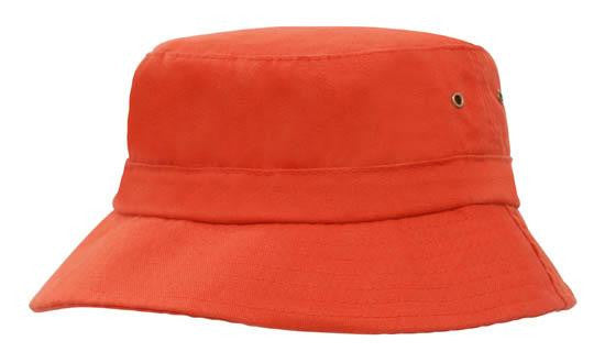 Brushed Sports Twill Youth Bucket Hat - view 9