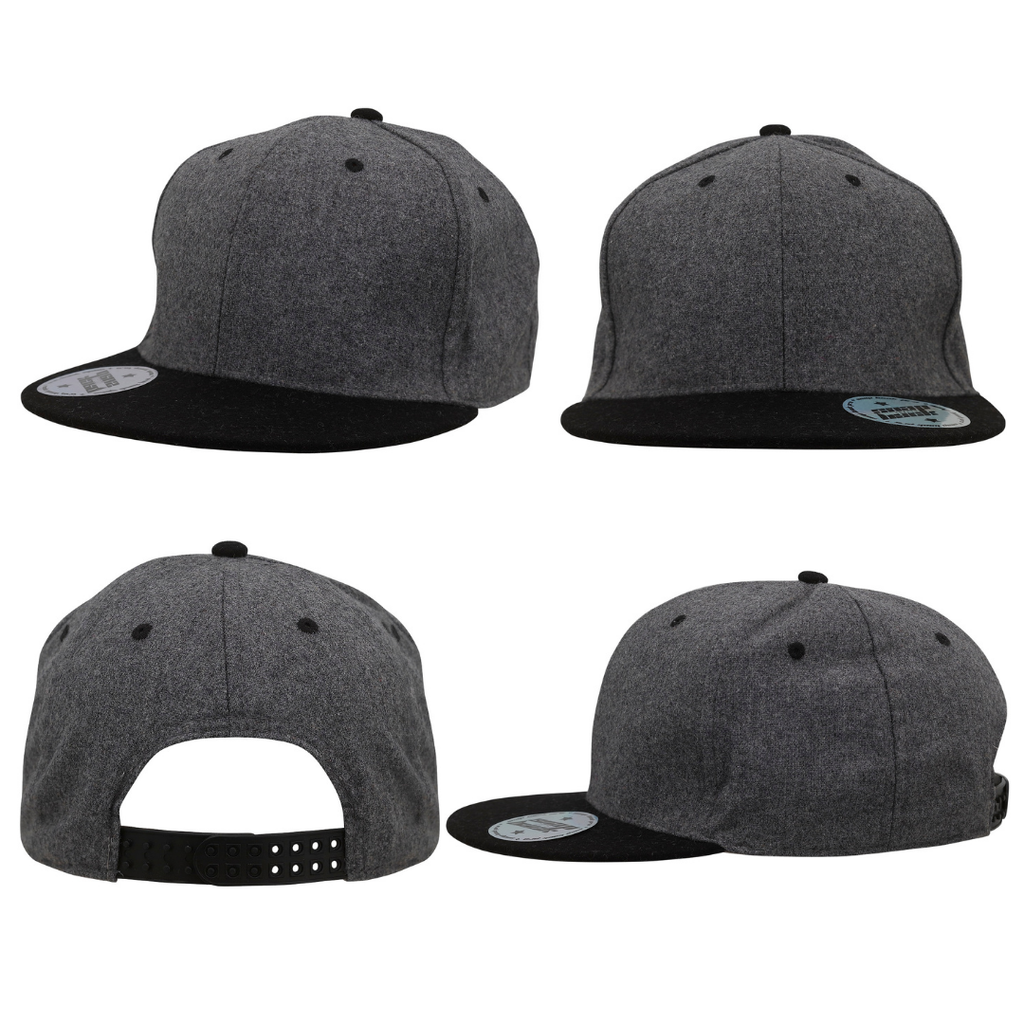 Grey Marle Flannel with Snap Back Pro Styling - view 2