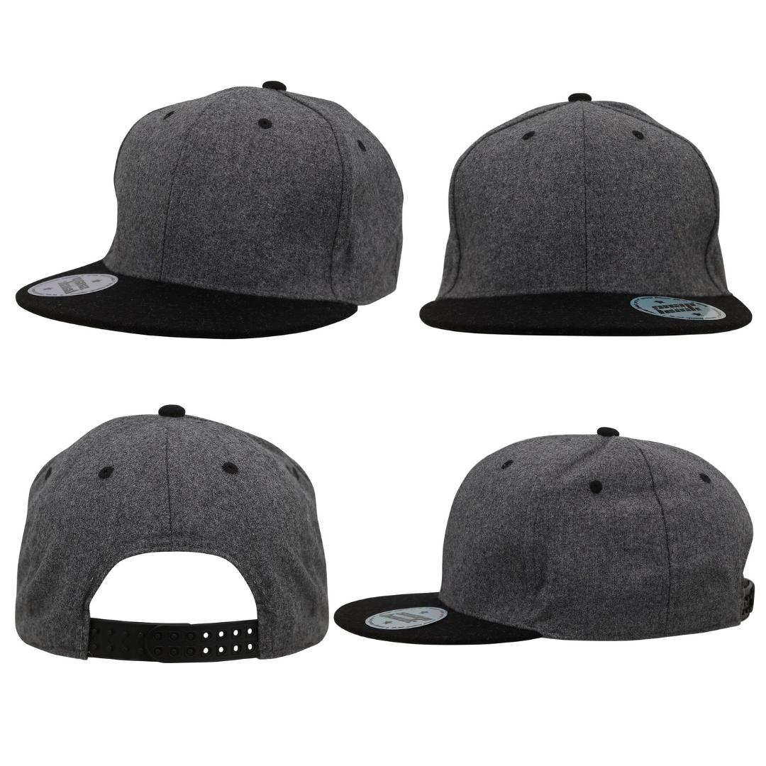 Grey Marle Flannel with Snap Back Pro Styling - view 2