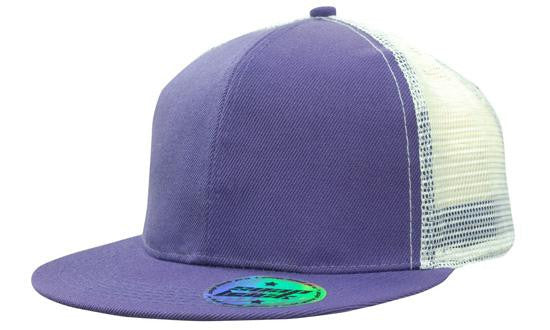 Premium American Twill with Mesh Back & Snap Back Pro Styling || 4138 - view 6