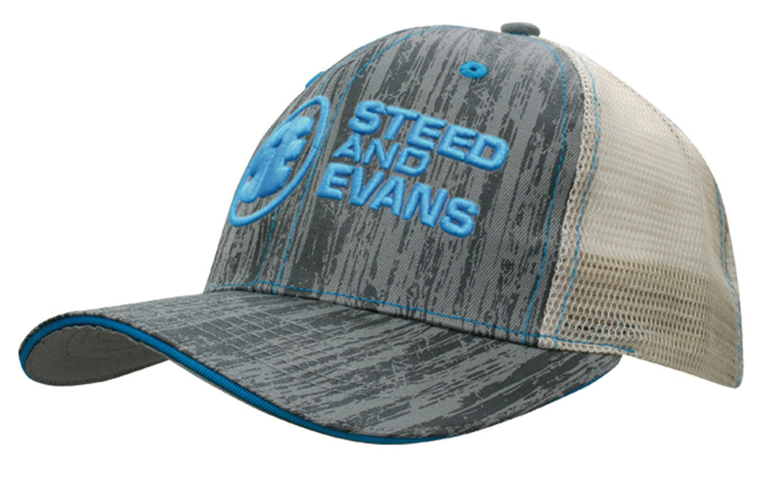 Wood Printed With Mesh Back