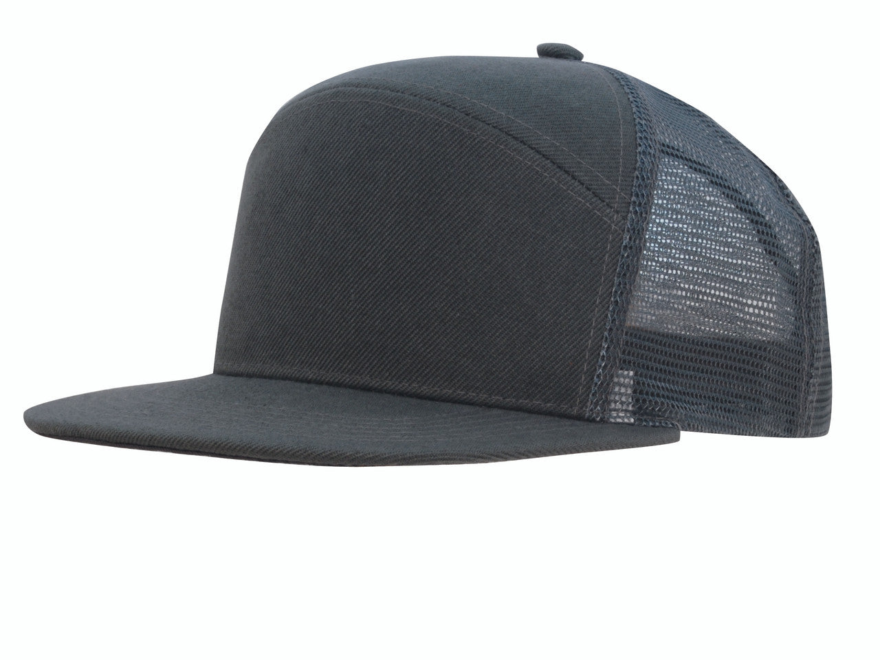 Premium American Twill A Frame Cap with Mesh Back || 4154 - view 3