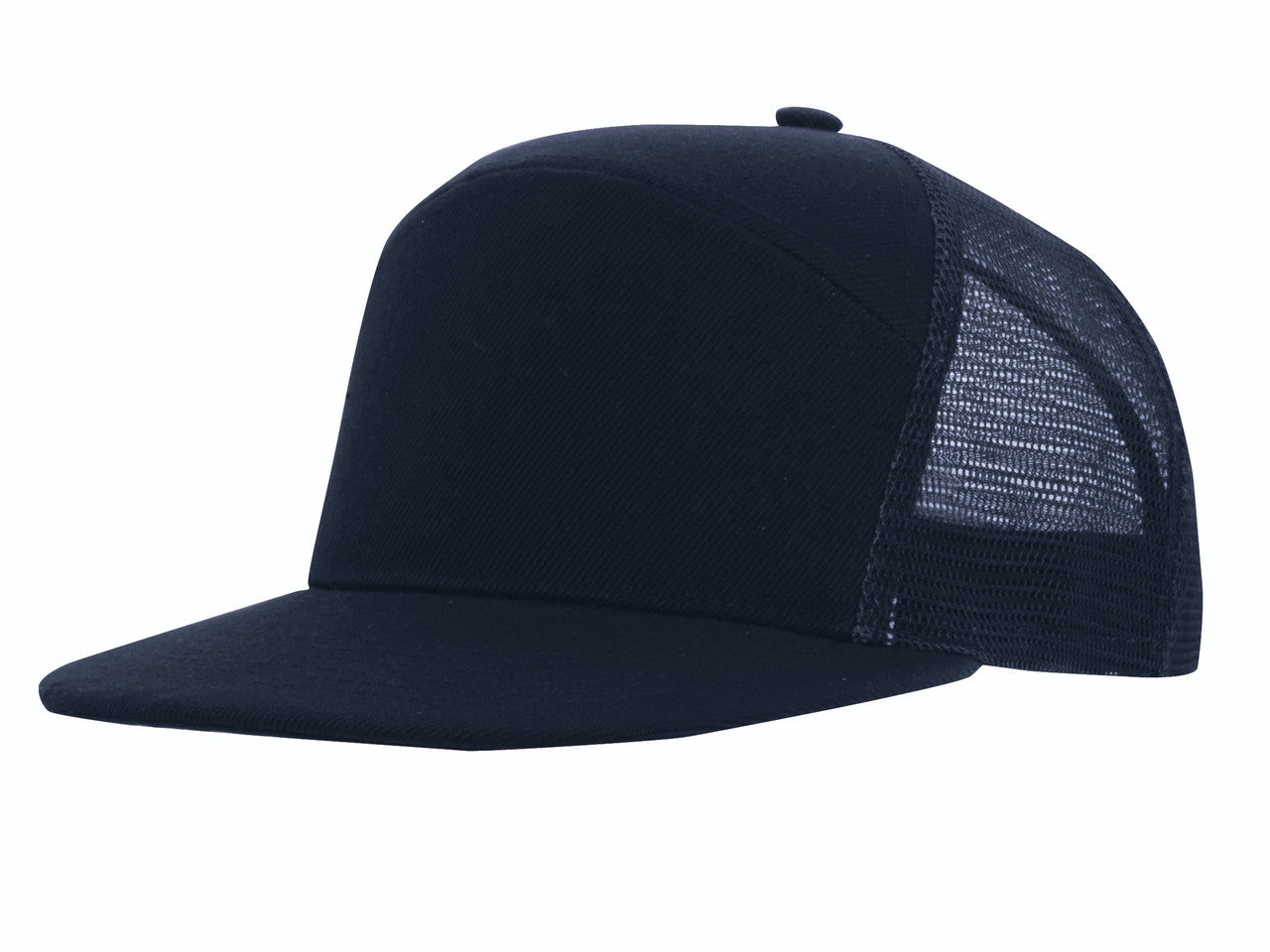 Premium American Twill A Frame Cap with Mesh Back || 4154 - view 4