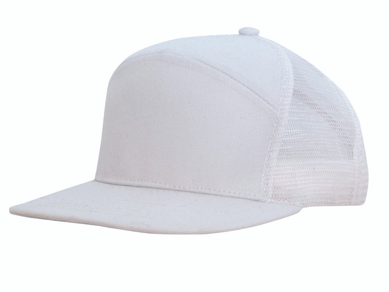 Premium American Twill A Frame Cap with Mesh Back || 4154 - view 5