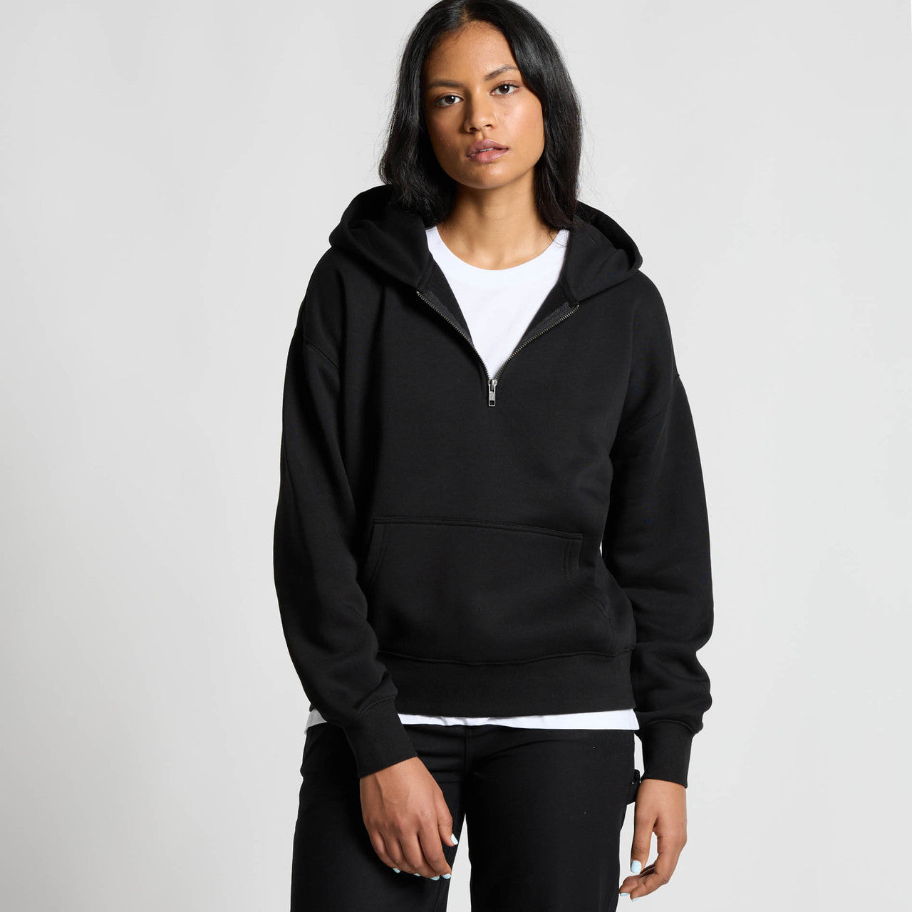 Wo's Relax Half Zip Hood4164