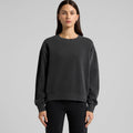 Wo's Relax Faded Crew4165 - FADED BONE