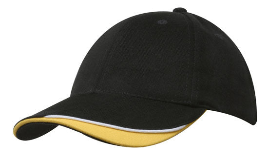 Brushed Heavy Cotton with Indented Peak - view 5