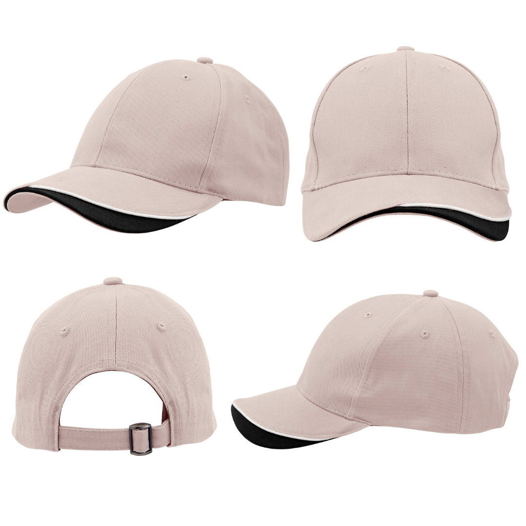 Brushed Heavy Cotton with Indented Peak - view 2