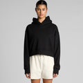 Wo's Relax Crop Hood4168 - BONE