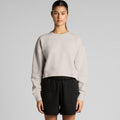 Wo's Relax Crop Crew4169 - BONE