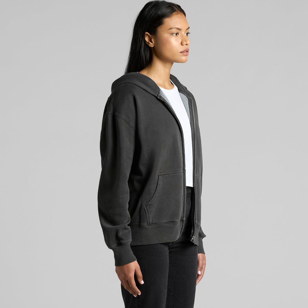 Wo's Relax Faded Zip Hood4170