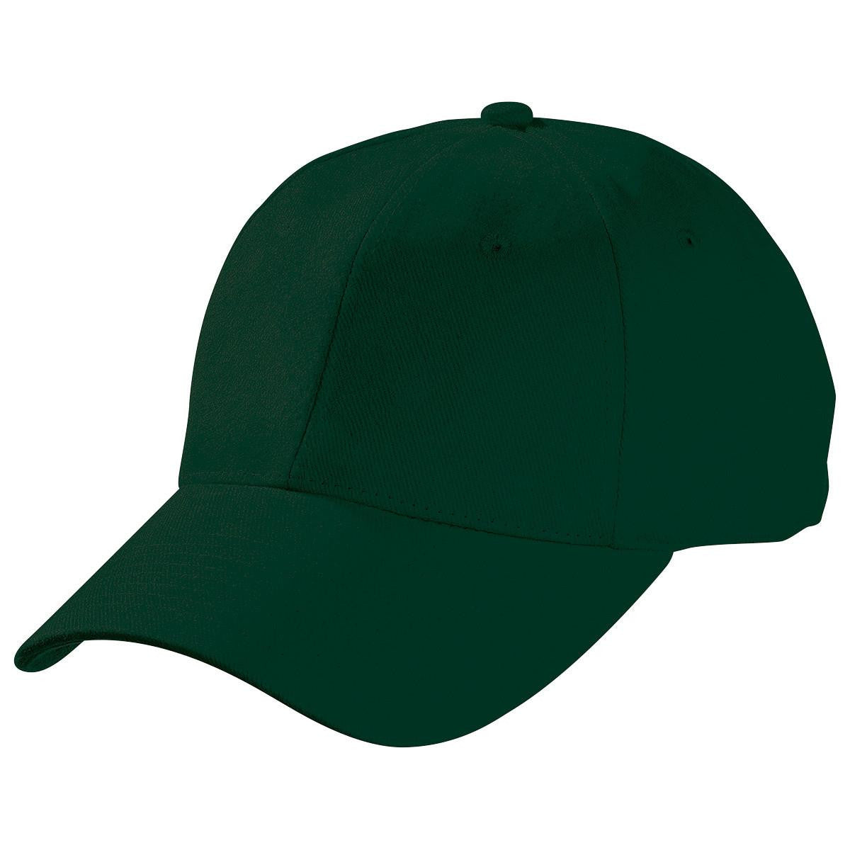 Heavy Brushed Cotton Cap - Red
