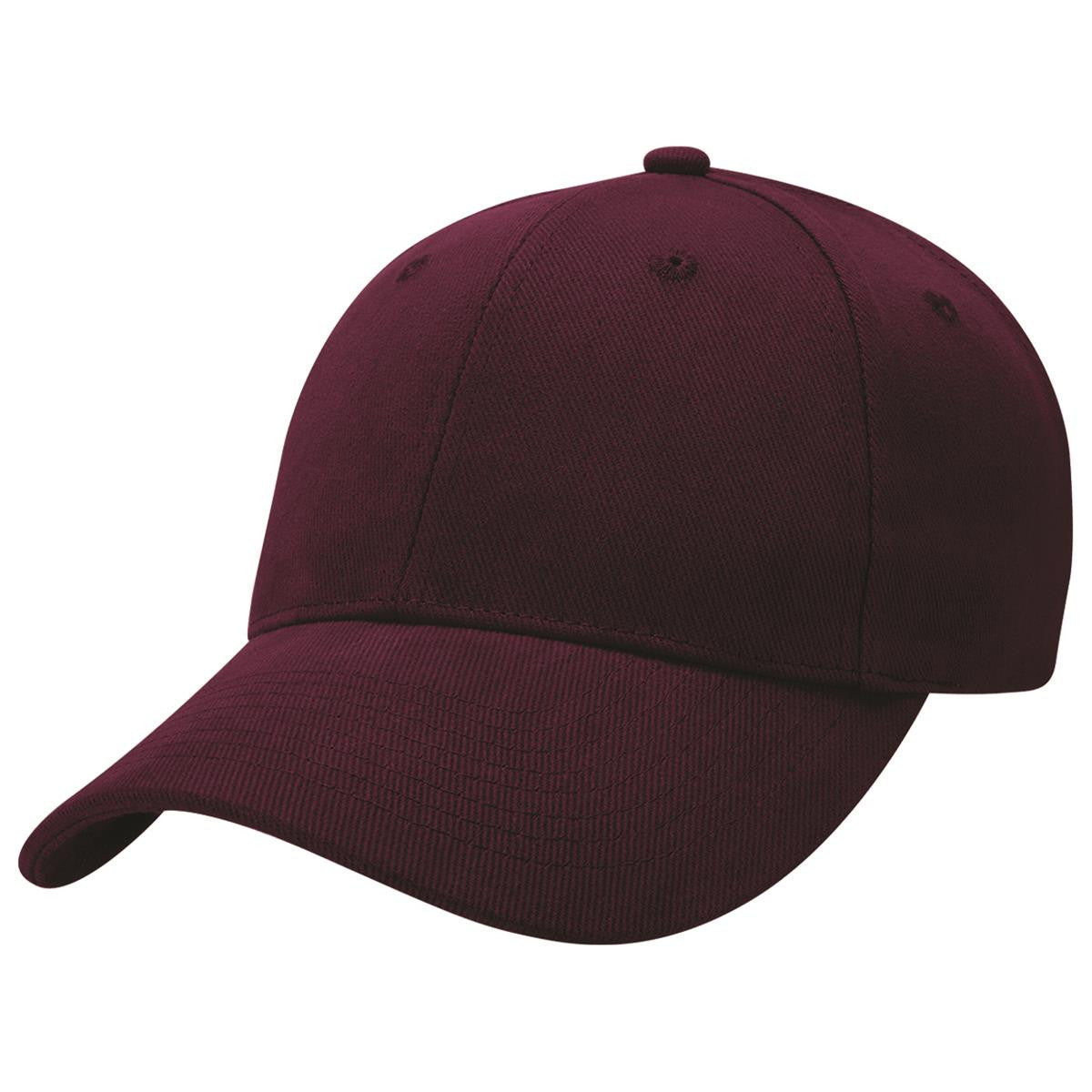 Heavy Brushed Cotton Cap - White