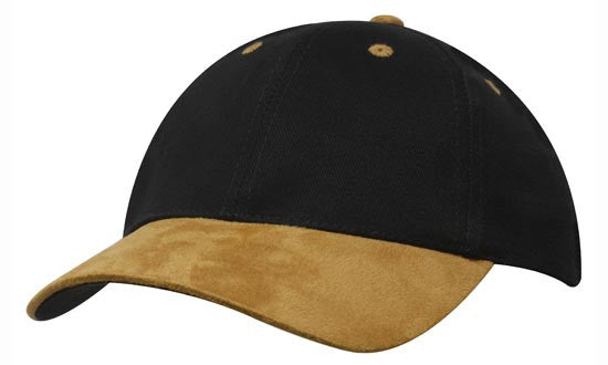 Brushed Heavy Cotton with Suede Peak - view 3