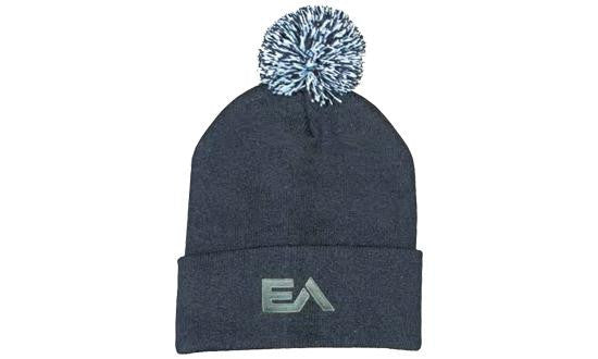 Acrylic Beanie with Pom Pom