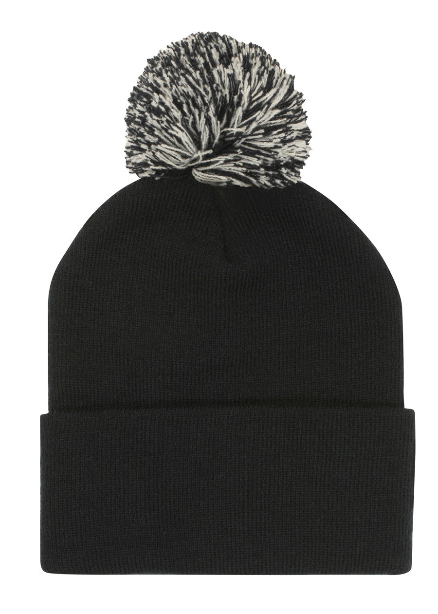 Acrylic Beanie with Pom Pom - view 2