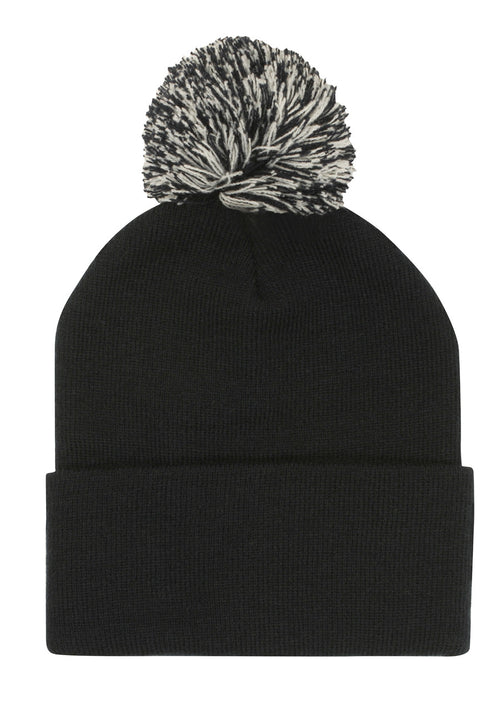 Acrylic Beanie with Pom Pom - view 2