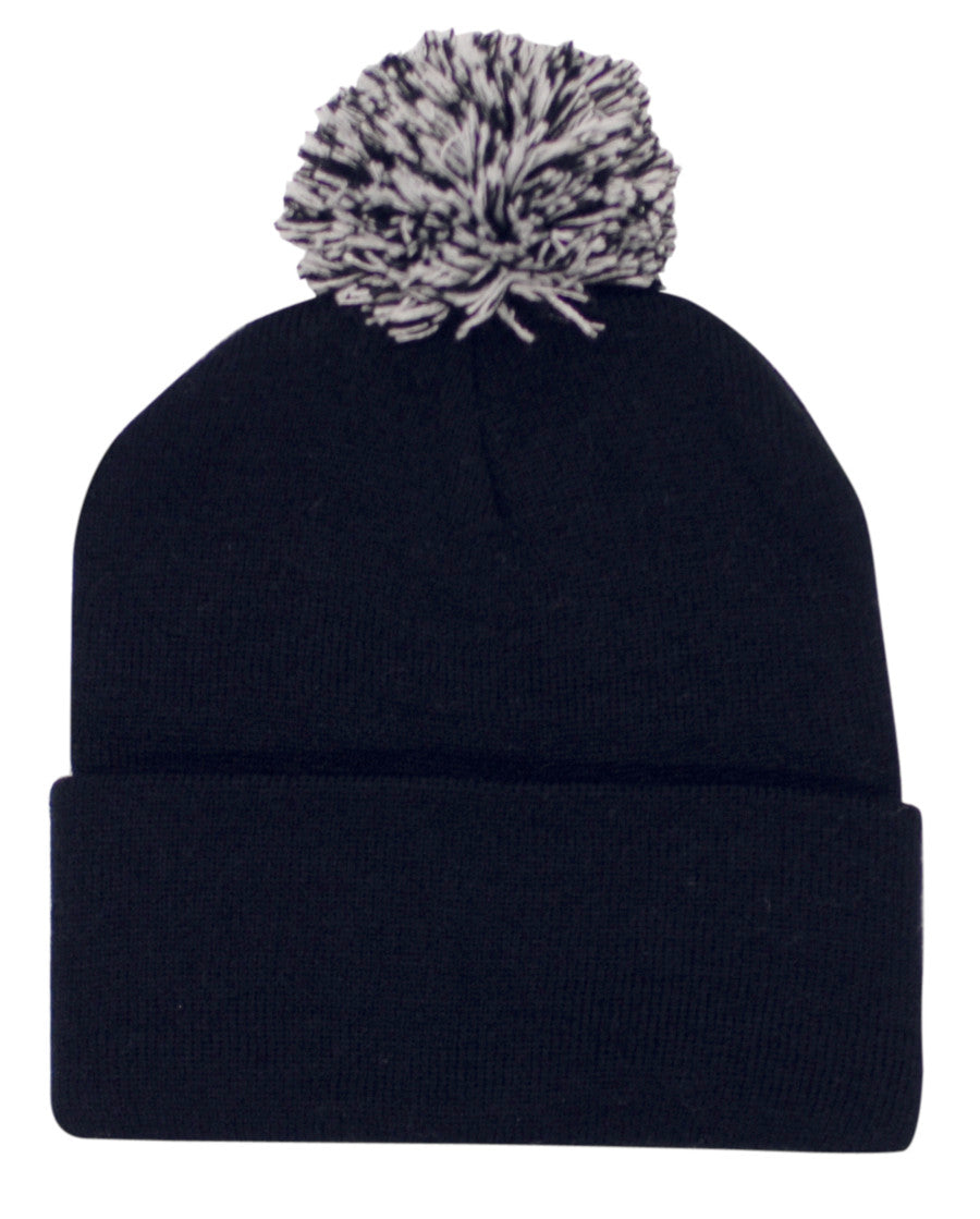 Acrylic Beanie with Pom Pom - view 4