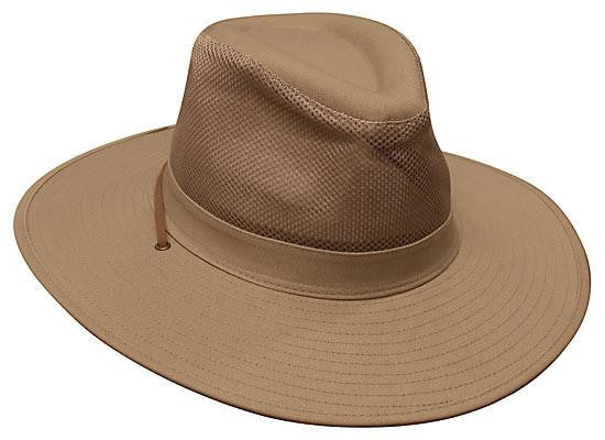 Safari Cotton Twill & Mesh Hat - view 4