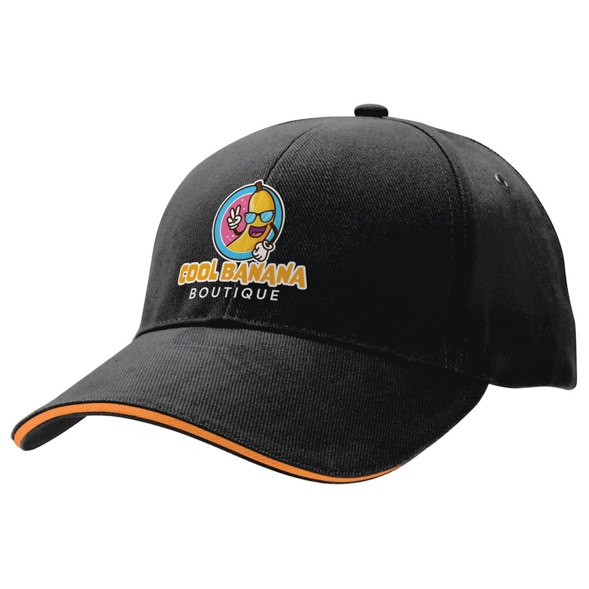Sandwich Peak Cap - Black / Aqua