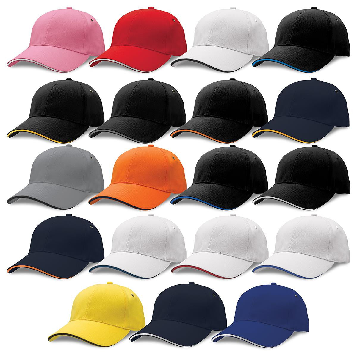 Sandwich Peak Cap - Black / Grey