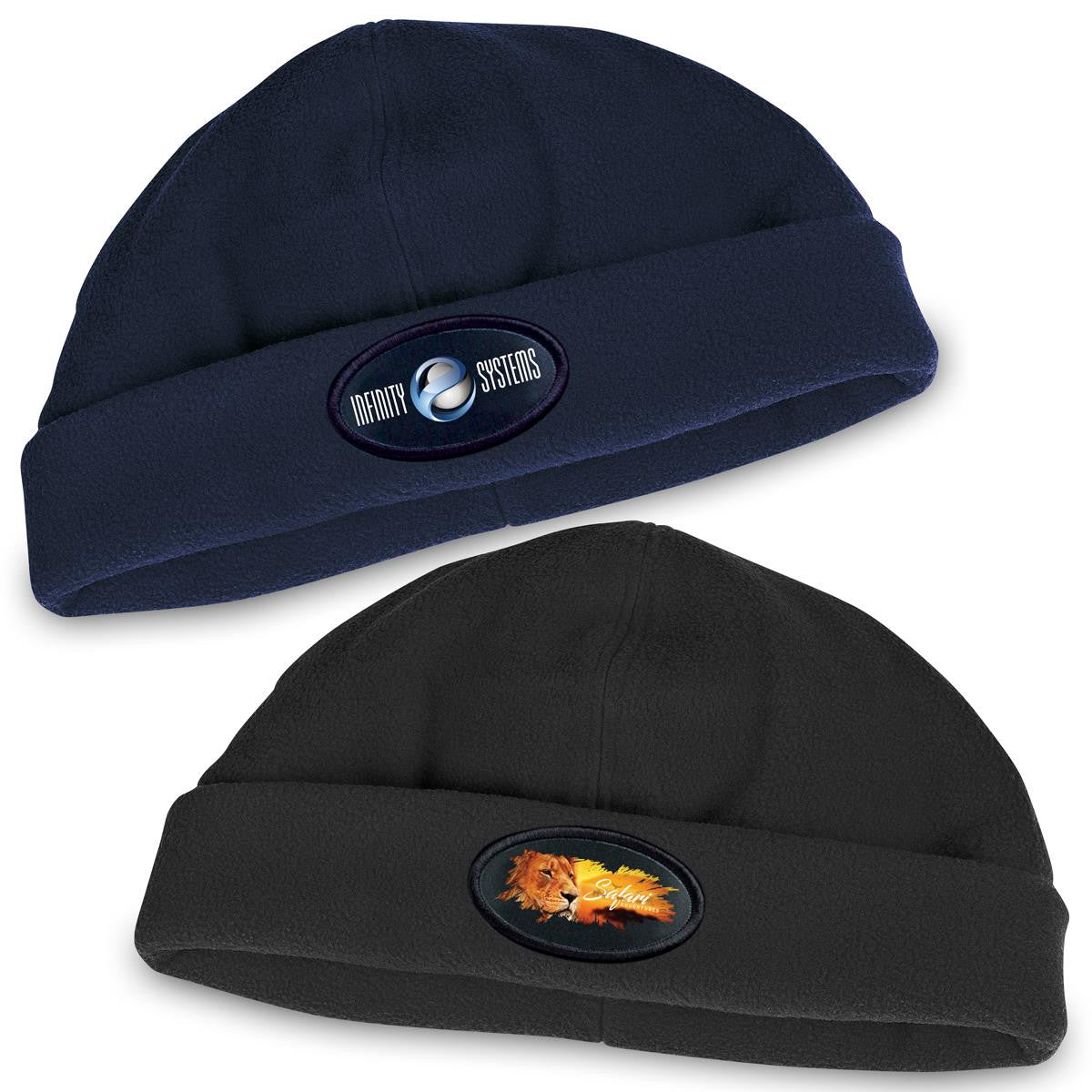 Polar Fleece Beanie - Black