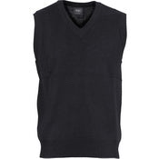Pullover vest - Wool Blend - Black