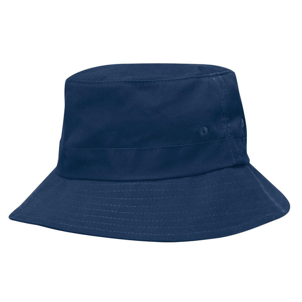 Kids Twill Bucket Hat w/Toggle - Sky Blue