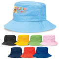 Kids Twill Bucket Hat w/Toggle - Black