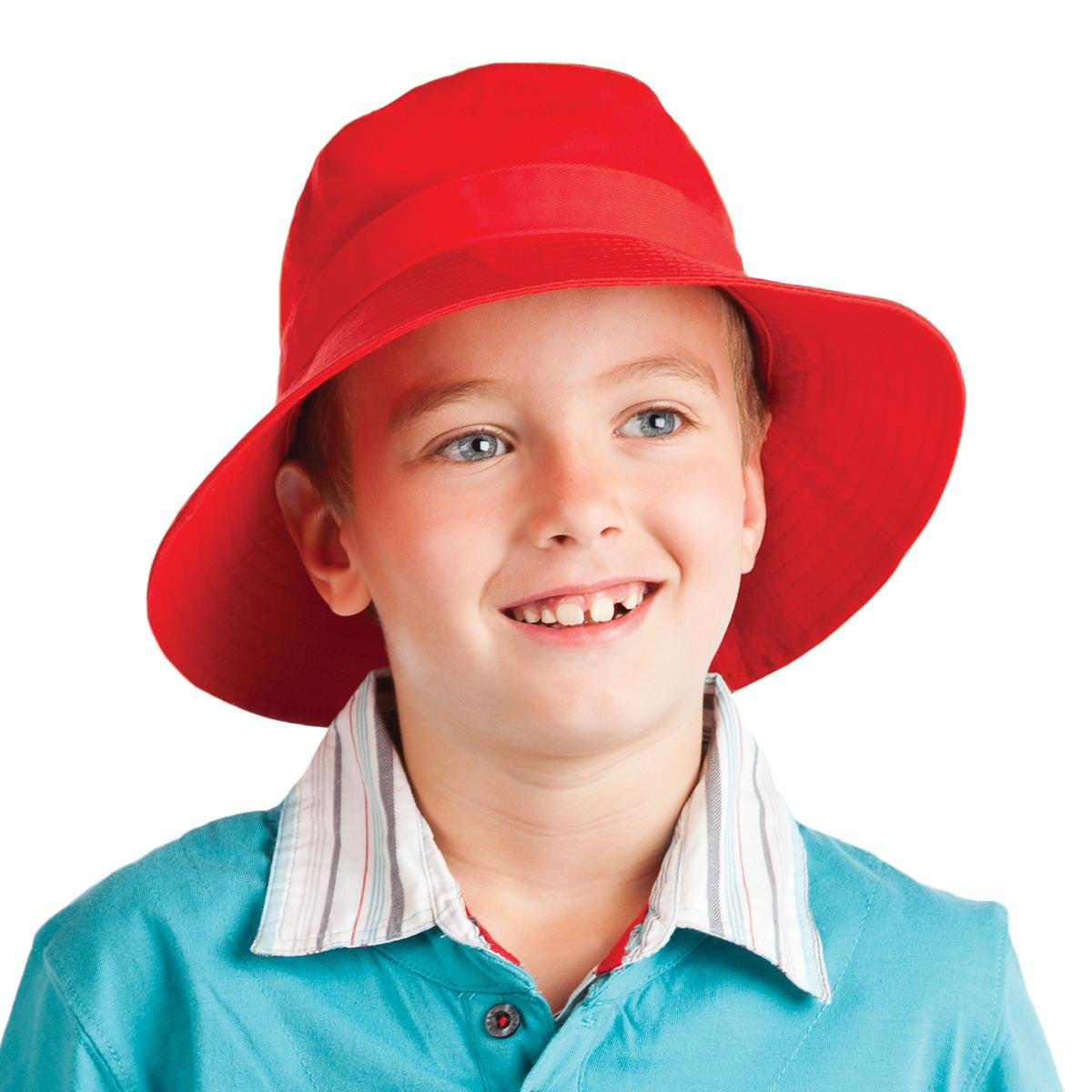 Kids Twill Bucket Hat w/Toggle - Lime