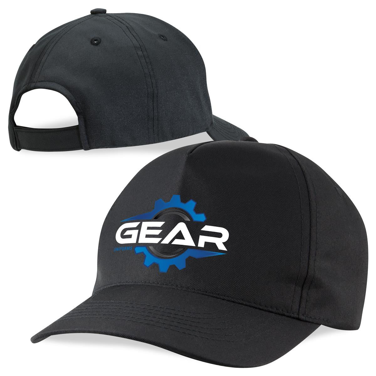 Polycotton Impact Cap - Black