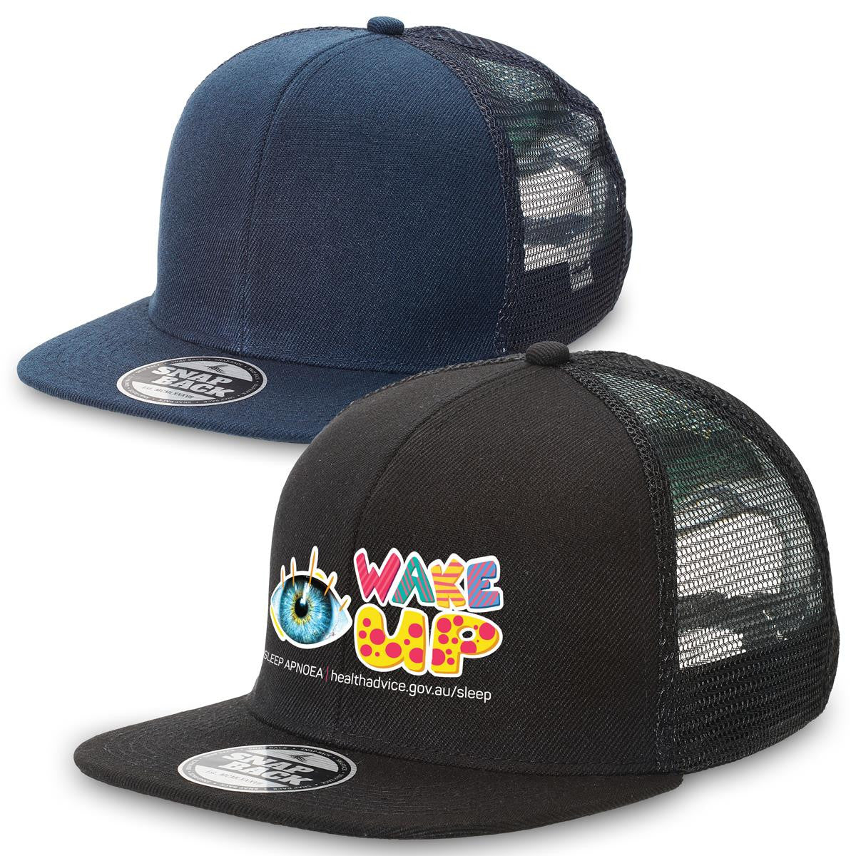 Youth Snapback Trucker - Black / Black